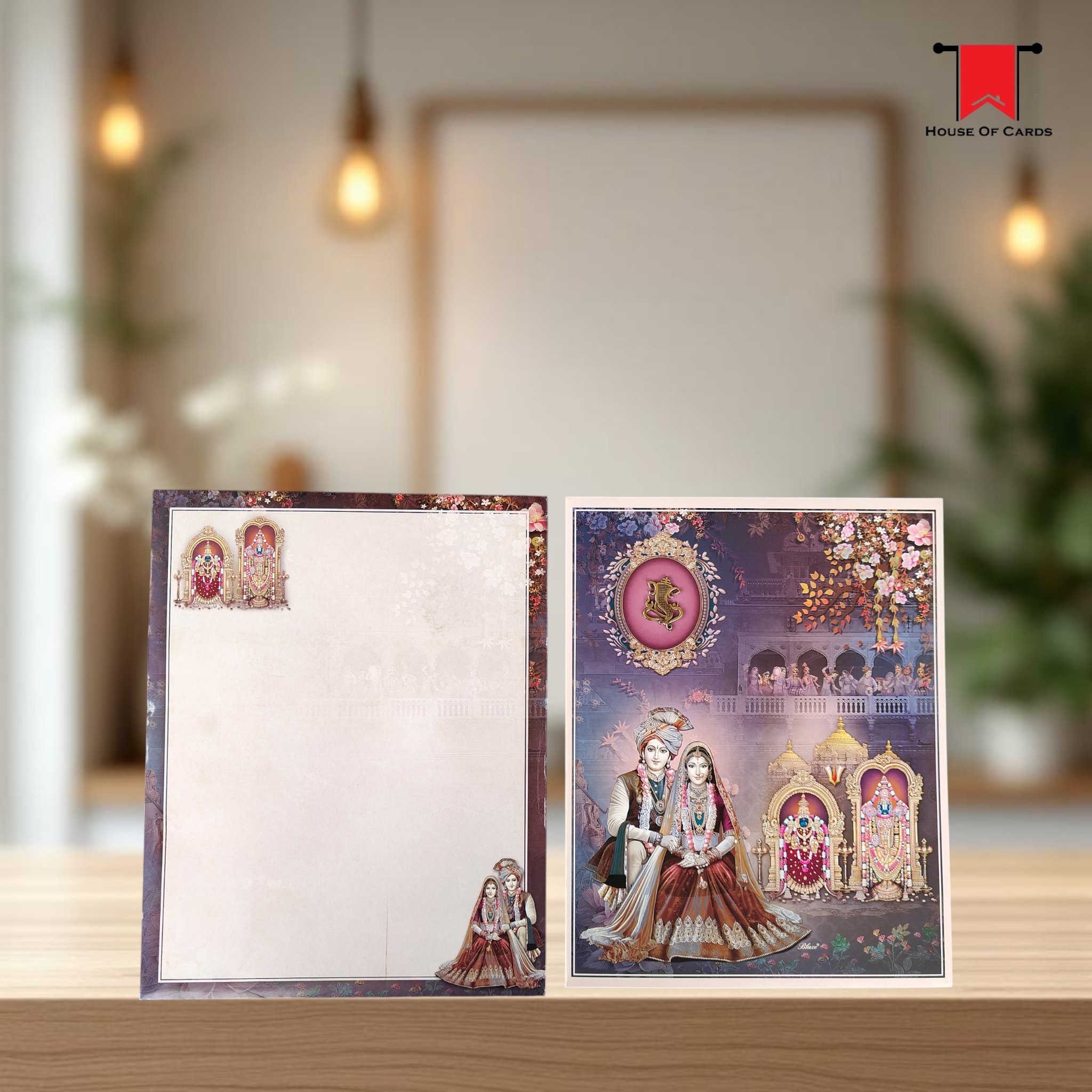 Lord Balaji Padmvathi Wedding Card