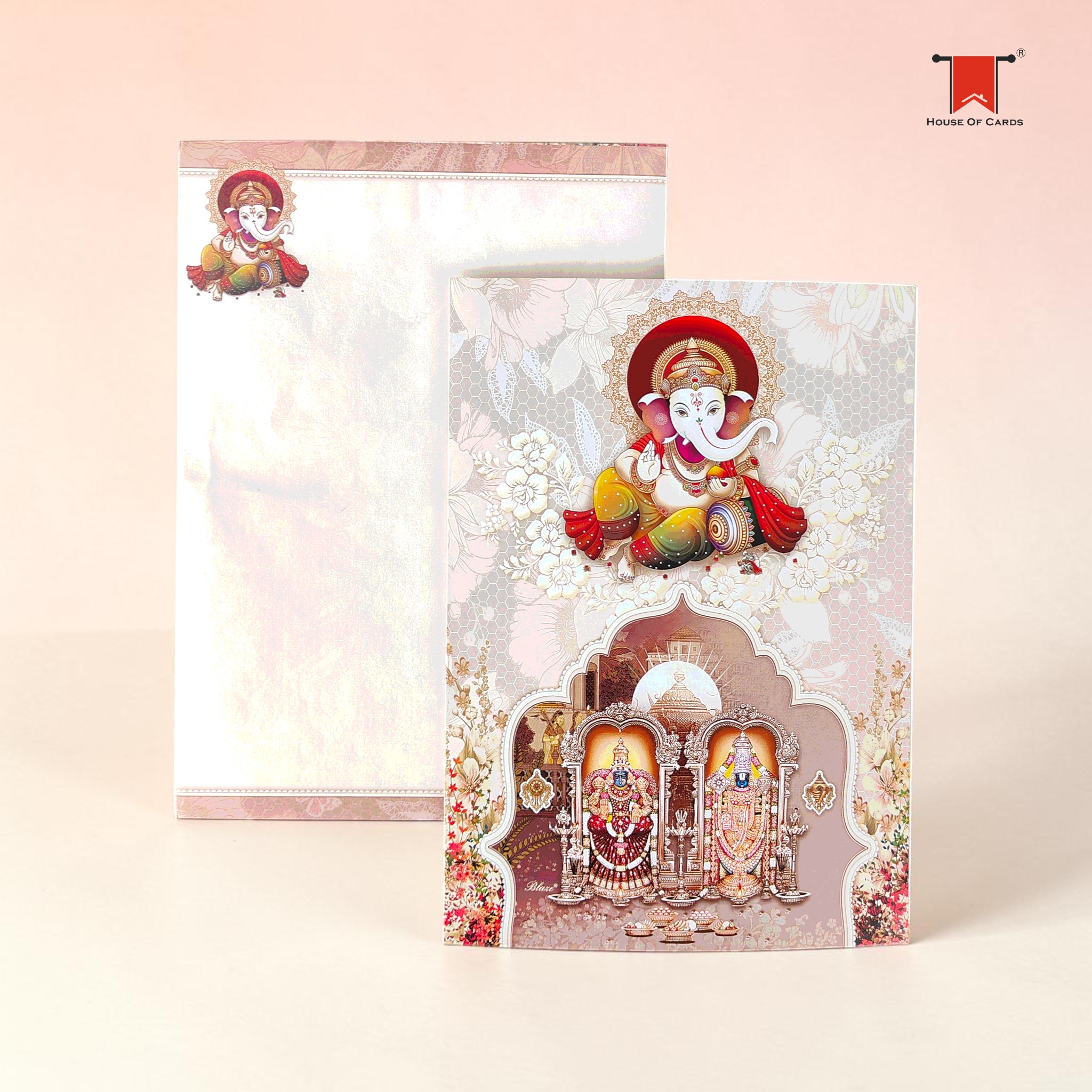 Venketeshwara Padmavathi Wedding Card