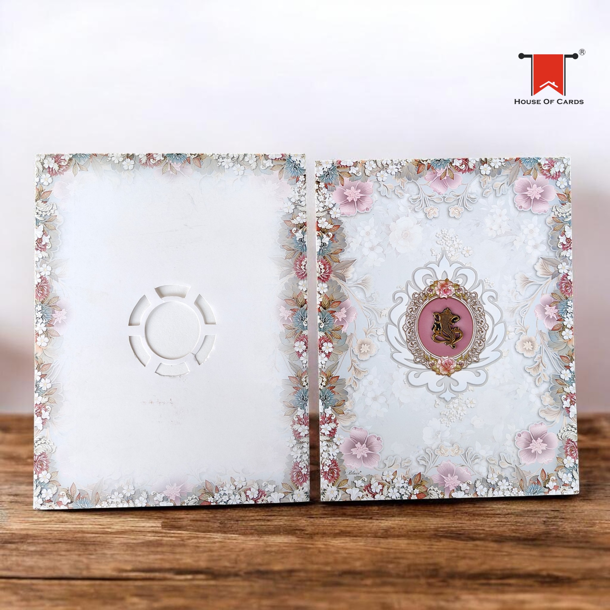 Floral Wedding Invitation Card