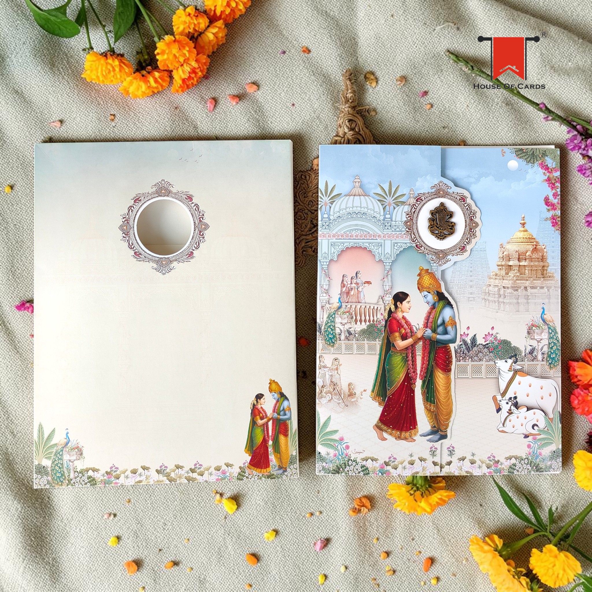 Srinivasa Kalyanam Wedding Invitation box card