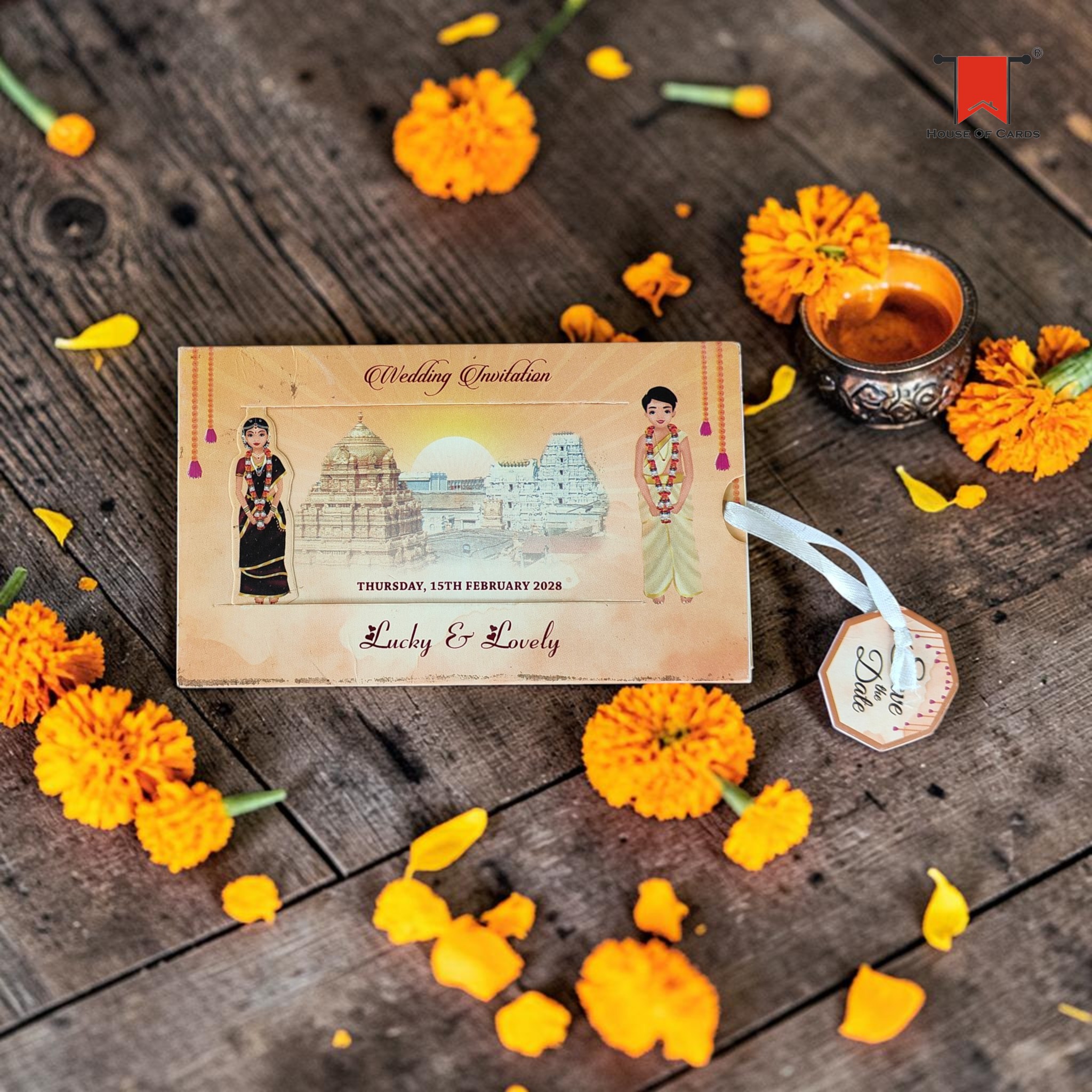 Slider Hindu Wedding invitation card wedding invitation