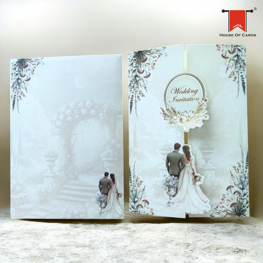 Christian Door Style Wedding Card wedding invitation