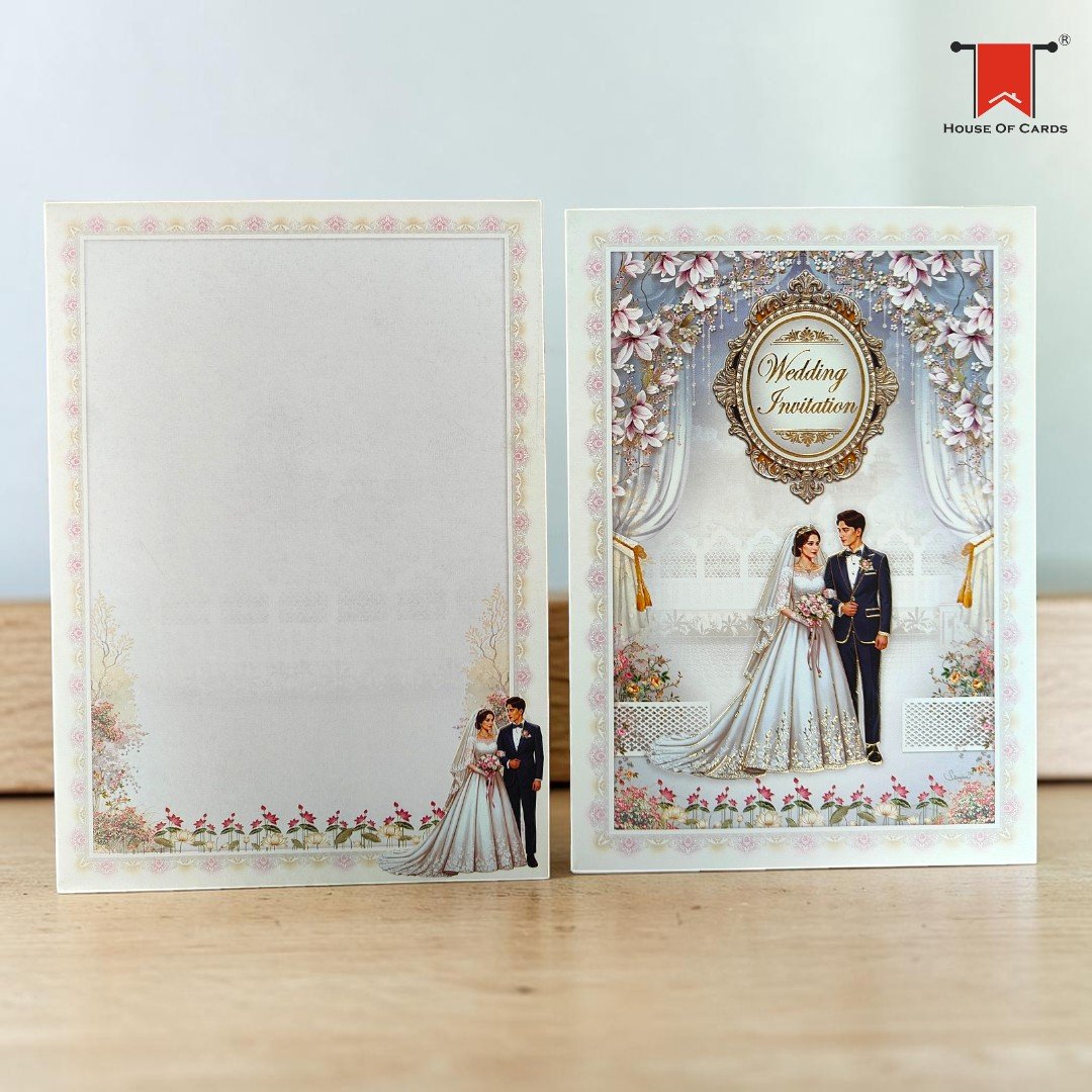Couple Theme Wedding Invitation wedding invitation