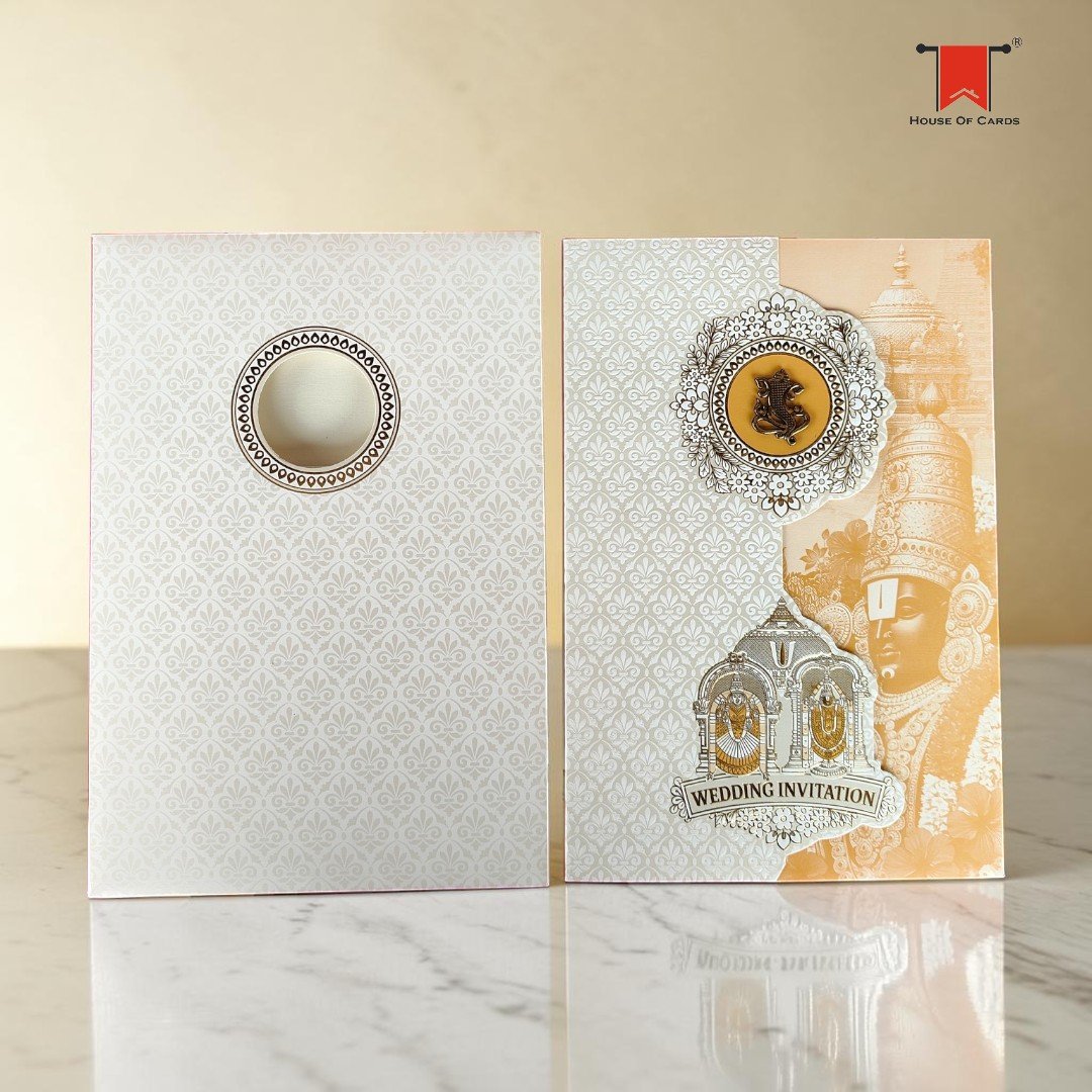 Door Style Balaji Wedding Invitation card wedding invitation